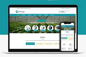 响应式LED灯具英文外贸企业网站建设英文产品展示通用Pbootcms模板