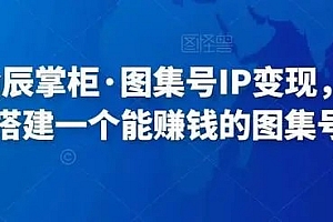 快马会辰掌柜·图集号IP变现,0-1去搭建一个能赚钱的图集号 教程免费下载
