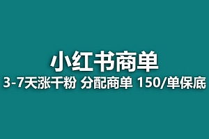 2023最强蓝海项目,小红书商单项目,没有之一 课程免费分享