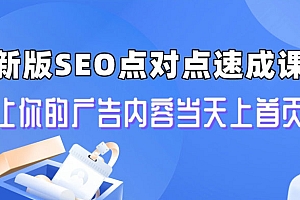 新版 SEO 点对点引流速成课:让你的广告内容当天上首页 课程免费下载