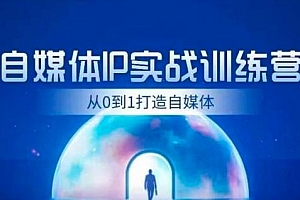 自媒体 IP 实战训练,从 0 到 1 打造财经自媒体,手把手帮你打通内容、引流、变现闭环 课程免费下载
