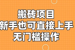 简单易上手的搬砖项目,适合新手小白,零门槛操作 教程免费分享
