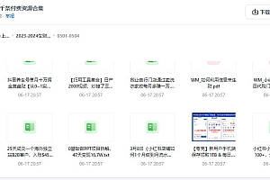 生财有术2021-2024年,上千条付费资源合集,各种网赚项目的实践与思考